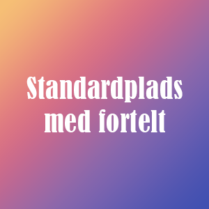 Standardplads med fortelt